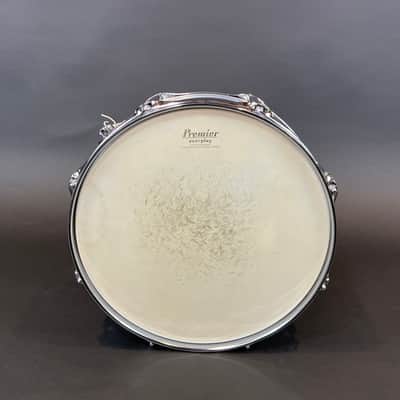 1970s Premier Chrome over Steel 8 Lug Snare Drum 5x14 image 12