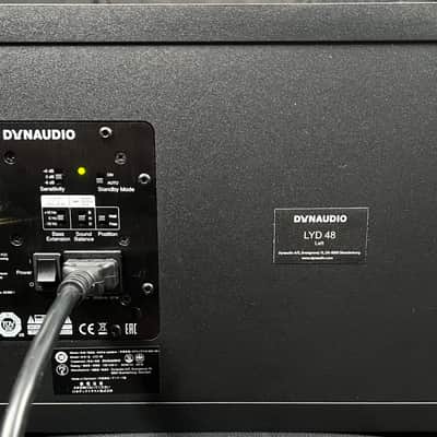 Dynaudio LYD 48 3-Way Active Studio Monitor Pair - Black image 10