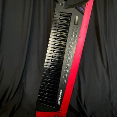 Roland AX-Edge 49-Key Keytar Synthesizer 2018 - Present - Black / Red image 1
