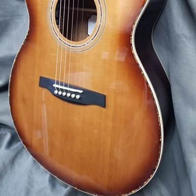 PRS SE A40E Angelus with Fishman Sonitone Pickup Tobacco Sunburst image 3