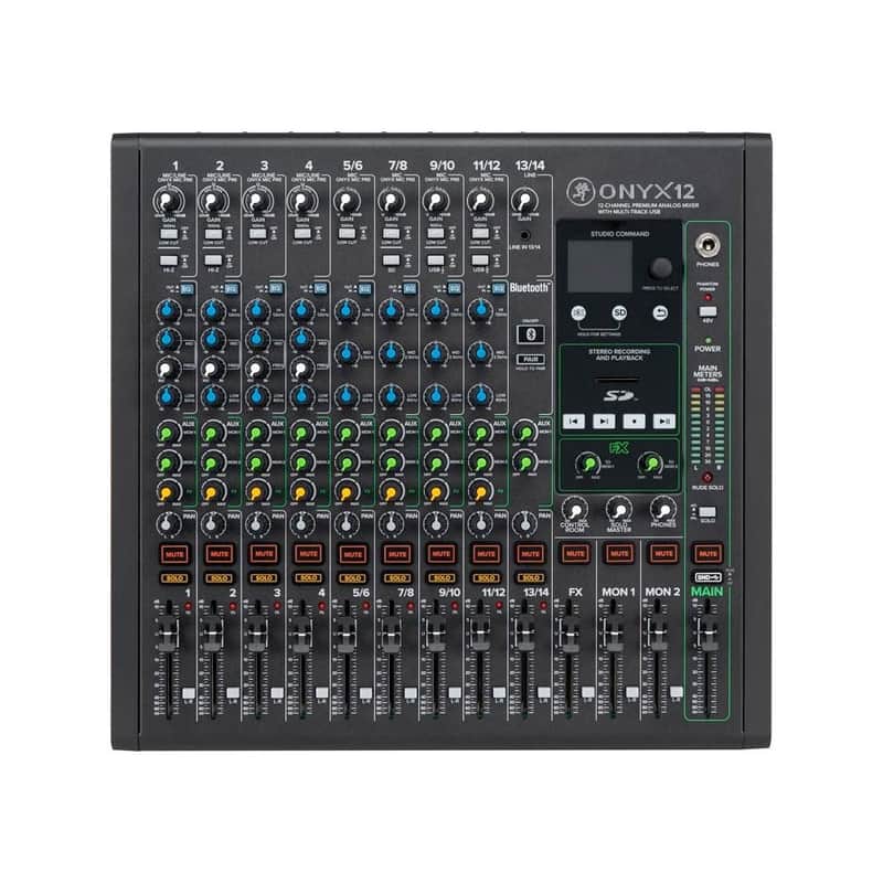 Mackie Onyx12 12-channel Analog Mixer with Multi-Track USB image 1