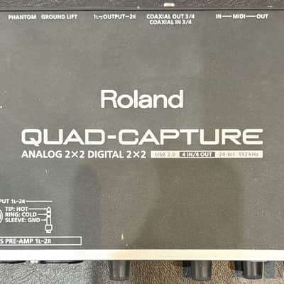 Roland UA-55 Quad-Capture USB 2.0 Audio Interface 2010s - Black image 2