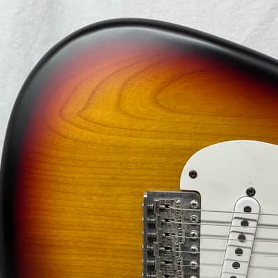 22 Black Guitars S-style Guitar - 3-Color Sunburst image 4