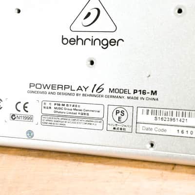 Immagine Behringer Powerplay P16-M 16-Channel Digital Personal Mixer CG01ZSZ - 10