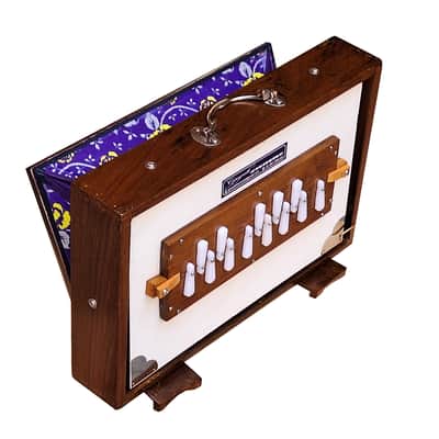 SHRUTI BOX~ SIZE (15" X 10" X 3")~13 NOTES~440 Hz~CHANT~MANTRA~SHRUTI~WITH BAG image 10