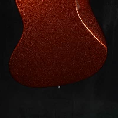 Suhr Custom Classic JM in Orange Sparkle with Mastery Bridge and Vibrato image 6