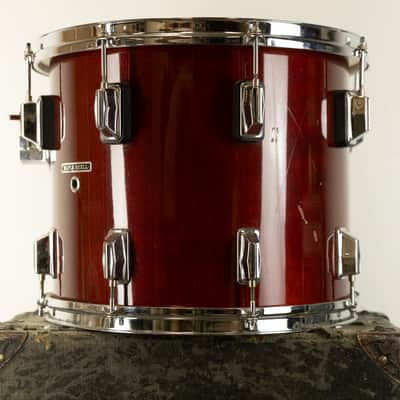 1980s Pearl 12x14 "Extender" Rosewood Lacquer Tom image 4