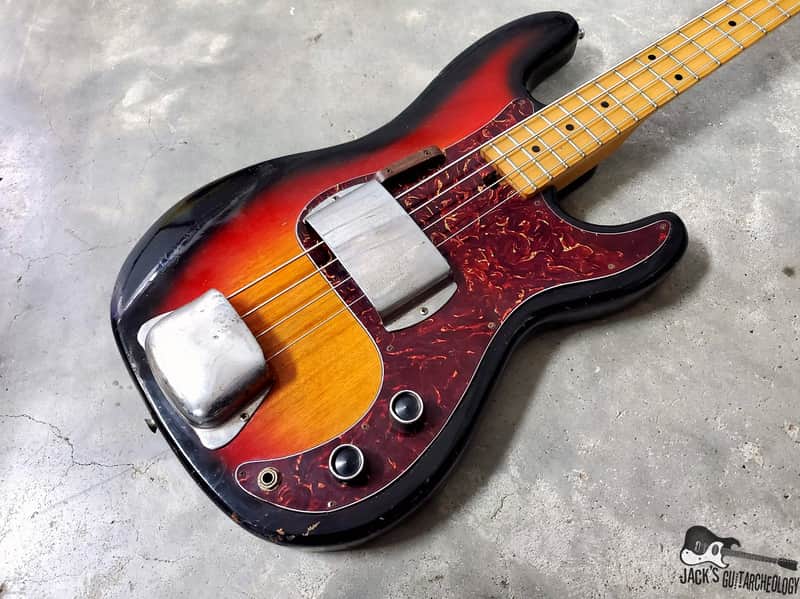 Trump / Teisco Lawsuit MIJ Precision Bass (1970s, Sunburst) | Reverb