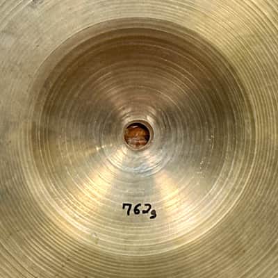 14" Zildjian A 1940s-1950s Trans Stamp Hi-Hat Cymbal Pair 762g/788g *Video Demo* image 9