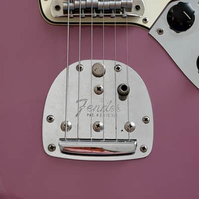 1965 Fender Jaguar Burgundy Mist Electric Guitar image 5