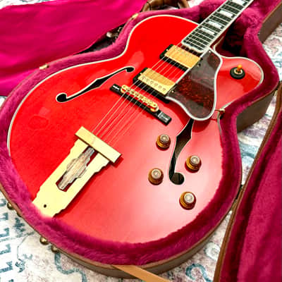 1998 Gibson L5-CT "FIGURED CHERRY RED" Custom Historic Series + OHSC image 10