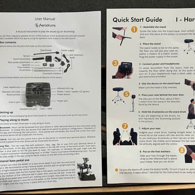 Aerodrums 2 Virtual Drumming System - Lightly Used image 4