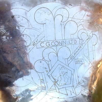 Vintage  Conn 32K "Naked Lady" sousaphone image 9