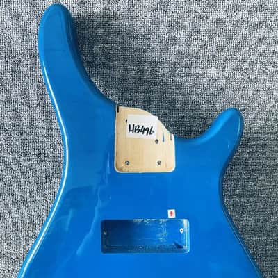 Blue 5/6 String Bass Basswood Body image 6