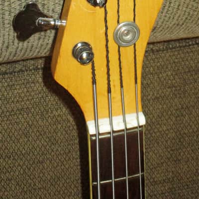 Vintage Nashville branded Hohner bass 1970s  with Tele GUITAR shaped body image 6