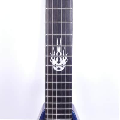 ESP Ltd Static-600V Wayne Static Signature Guitar 2009 Gun Metal Blue image 5
