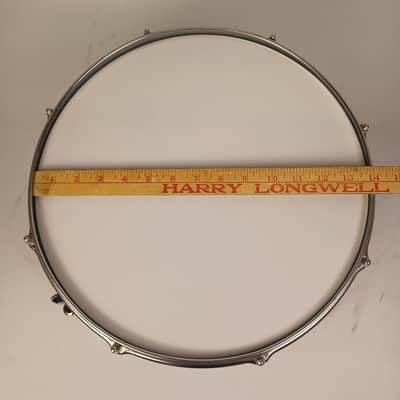 Slingerland 1972 Radio King #111 7x14"Snare Drum Blue Sparkle/Maple Vintage 70s image 16