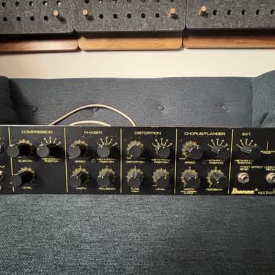 Ibanez UE400 Multi-Effects Rack with Foot Controller 1980s - Black image 4