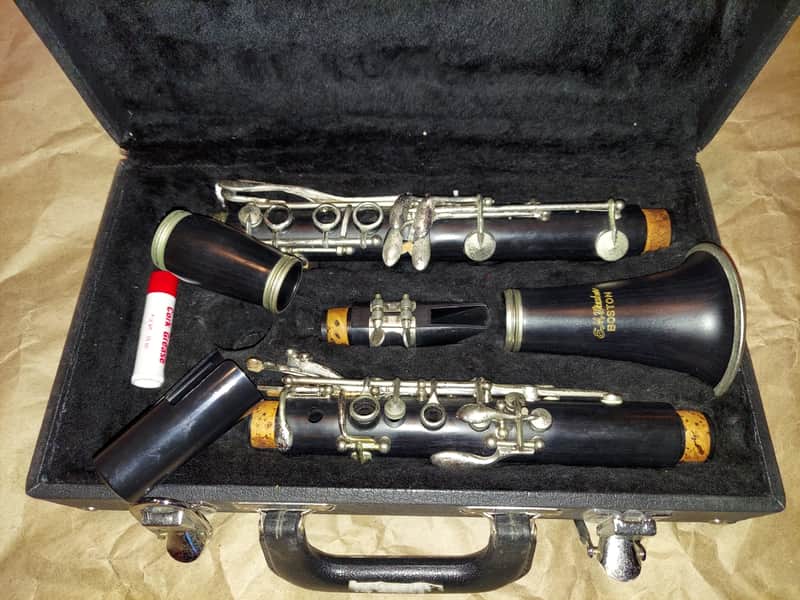E. M. Winston Boston Clarinet, USA, with case image 1