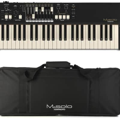 Hammond M-Solo Portable Organ with Gig Bag - Black image 2