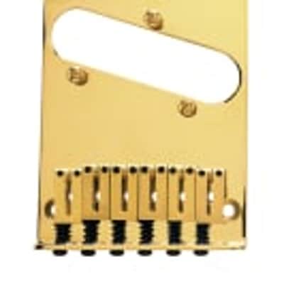 Fender 6-Saddle American Series Telecaster Bridge Assembly (Gold) image 1