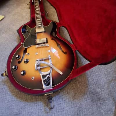 Gibson Es-335 Left handed 1979 - sunburst image 22