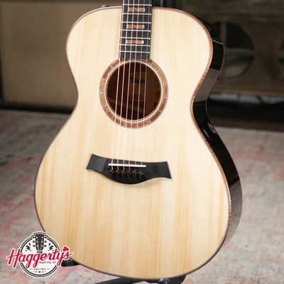 Taylor ‘25 Catch Custom C12e #37 Mahogany/Adirondack Grand Concert Acoustic/Electric with Hardshell Case image 1