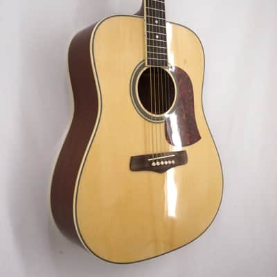 Aria AW-50 Dreadnought Acoustic (Natural Gloss) + Hard Case image 1