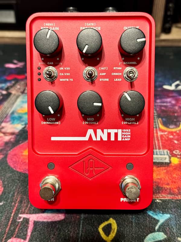 Universal Audio ANTI 1992 High Gain Amp 2024 - Present - Red image 1