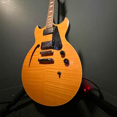 Reverend Manta Ray HB 2010s COMES WITH CASE - rare Flamed Maple image 2