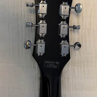 Danelectro 66BT Baritone Semi-Hollow Electric Guitar - 3-Tone Sunburst image 7