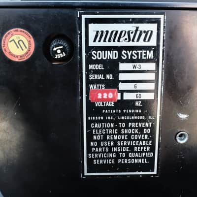 Gibson Maestro W-3 multi effect 1971 Black image 8