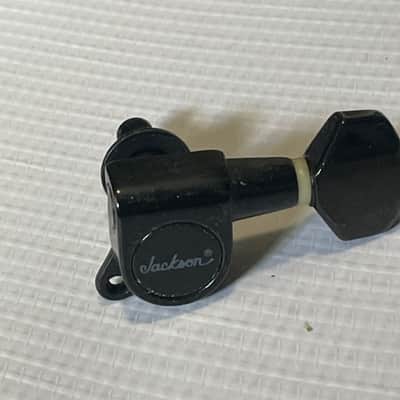 5 - 2000's Jackson Dinky Guitar Black Jin Ho Korea Tuners Tuning Pegs 6 In Line (Incomplete Set) image 4