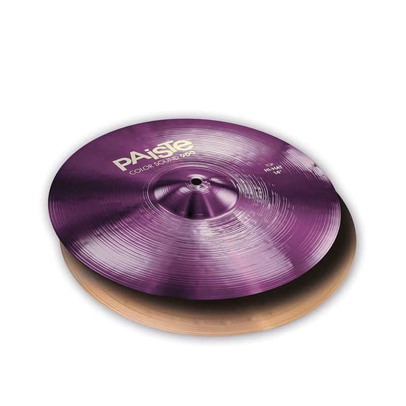Paiste 900 Series Color Sound Purple 14 Hi Hat Cymbals image 1