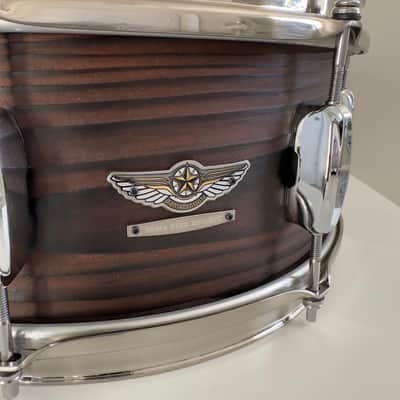 Tama 6x14” Star Reserve Solid Japanese Cedar Snare Drum in Burnt Oiled Cedar Finish image 2