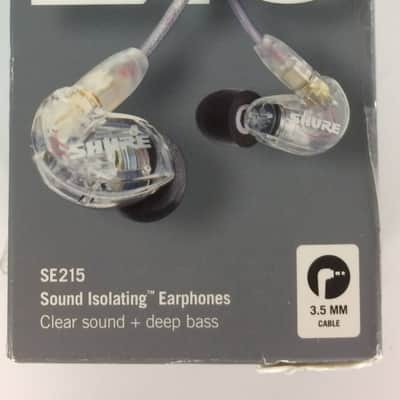 Shure SE215 Single Driver In-Ear Monitors, Clear image 2