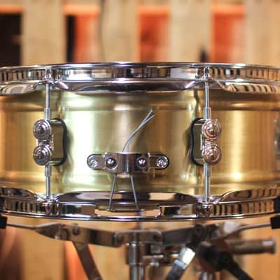 PDP 5x14 Concept Dual-beaded Brushed Brass Snare Drum - PDSN0514NBBC image 3