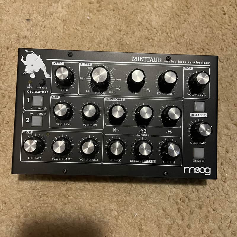 MOOG MiniTaur Analog Synth - Black image 1