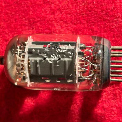 Jan Philips / GE 12AT7 Mismatch Pair Preamp/Amplifier Vacuum Tubes 1980s/1960s - Clear Glass image 7