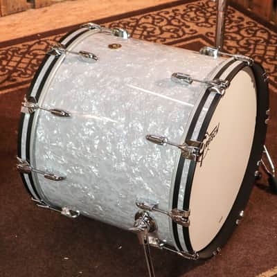 Gretsch USA Custom White Marine Drum Set - 18x22,8x10,8x12,14x16 - SO#1290367 image 2