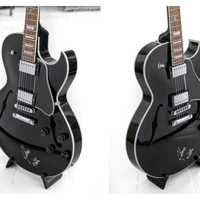 2012 Gibson ES-137 Classic in Black. Signed by Johnny Winter image 9