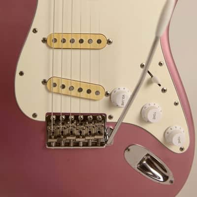 1980s Fernandes “The Revival” RST-50 ’64 Model MIJ Stratocaster Rare Burgundy Mist Metallic (BUM) image 7