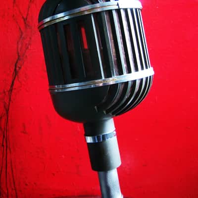 Vintage 1950's Altec 639A ribbon / dynamic cardioid microphone w Altec 24A stand image 8