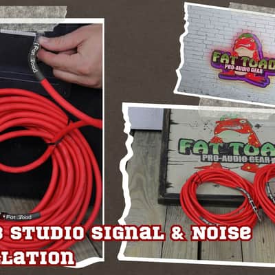 FAT TOAD 25ft 1/4" Speaker Cables (Red-FlexPRO Series) 2-Pack – Audio Patch DJ Cords with Male Jack Connectors, 12 AWG Wire for Amp & Studio Gear image 10
