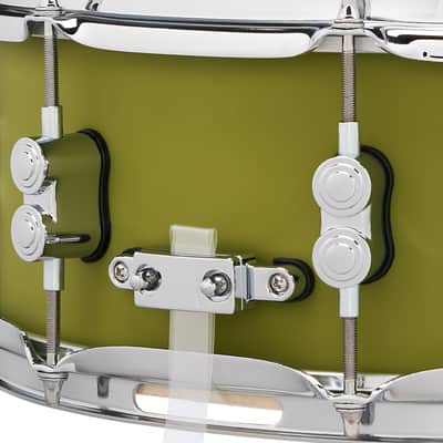 PDP Concept Maple 5.5x14" Snare Drum – Satin Olive Finish Ply image 5