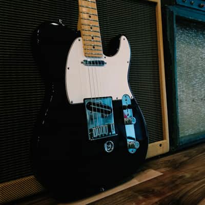 1997 Fender American Standard Telecaster - B-Bender - Black - w/Case image 2