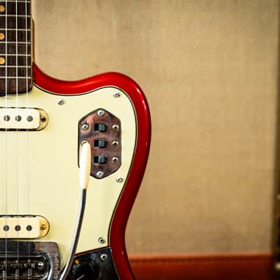 Fender Jaguar 1963 - Candy Apple Red with Matching Headstock image 7