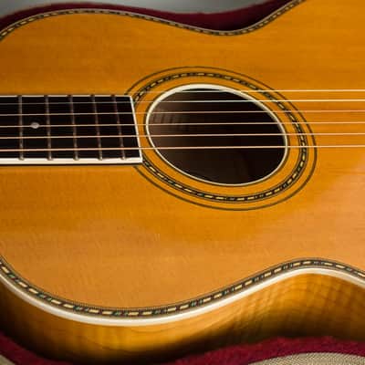 Fraulini Ermida Flat Top Acoustic Guitar (2020), ser. #E-256, Ameritage hard shell case. image 14