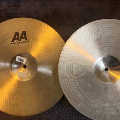 Sabian 14" AA Rock Hi-Hat Cymbals (Pair) 2002 - 2018 - Natural image 4