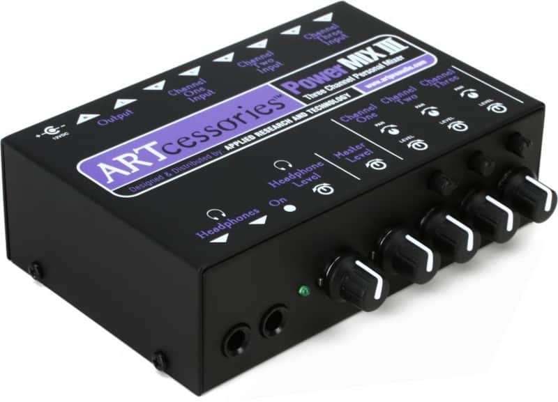 ART PowerMIX III 3-channel Stereo Line Mixer (PowerMix3d1) image 1